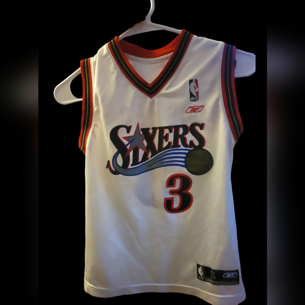 Like New Iverson 76ers Reebok Jersey youth